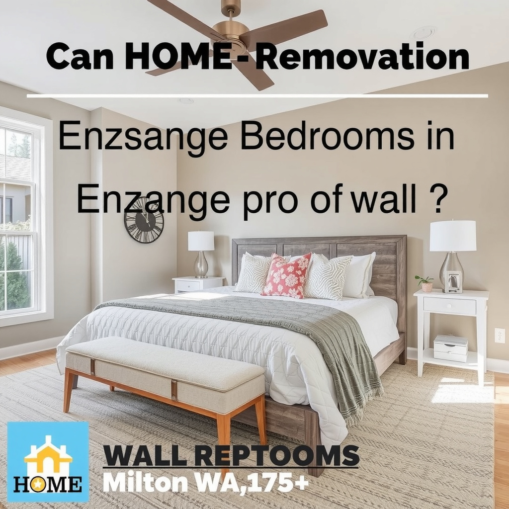 Can HOME Renovation Enlarge Bedrooms in Milton WA by Wall Removal?