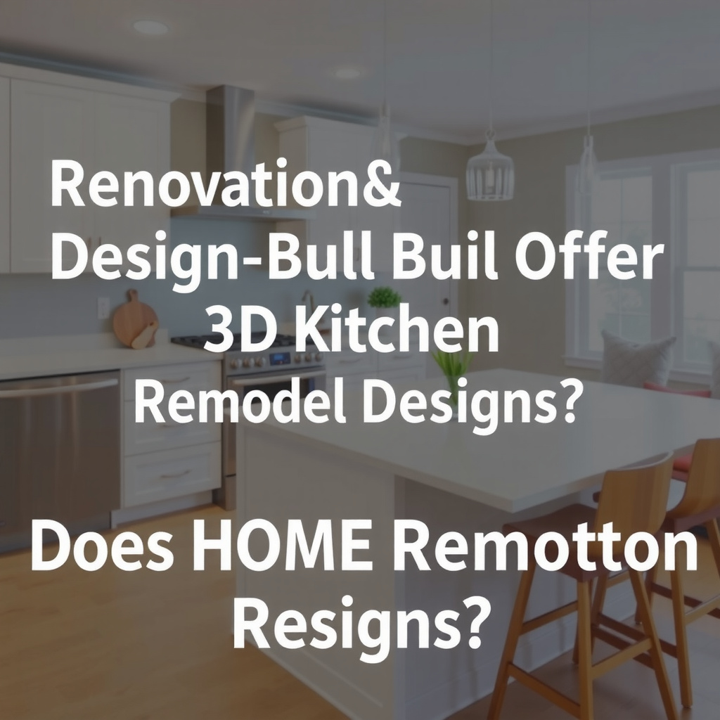 Does HOME Renovation & Design Build Offer 3D Kitchen Remodel Designs? - image 2